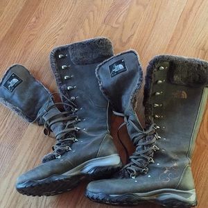 North Face tall winter boots women 8.5